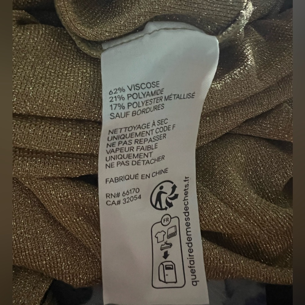RUNWAY LOOK ZIMMERMANN Gold Lurex Lyrical Maxi Dress sz 1 NWT 2062$ - Picture 15 of 15
